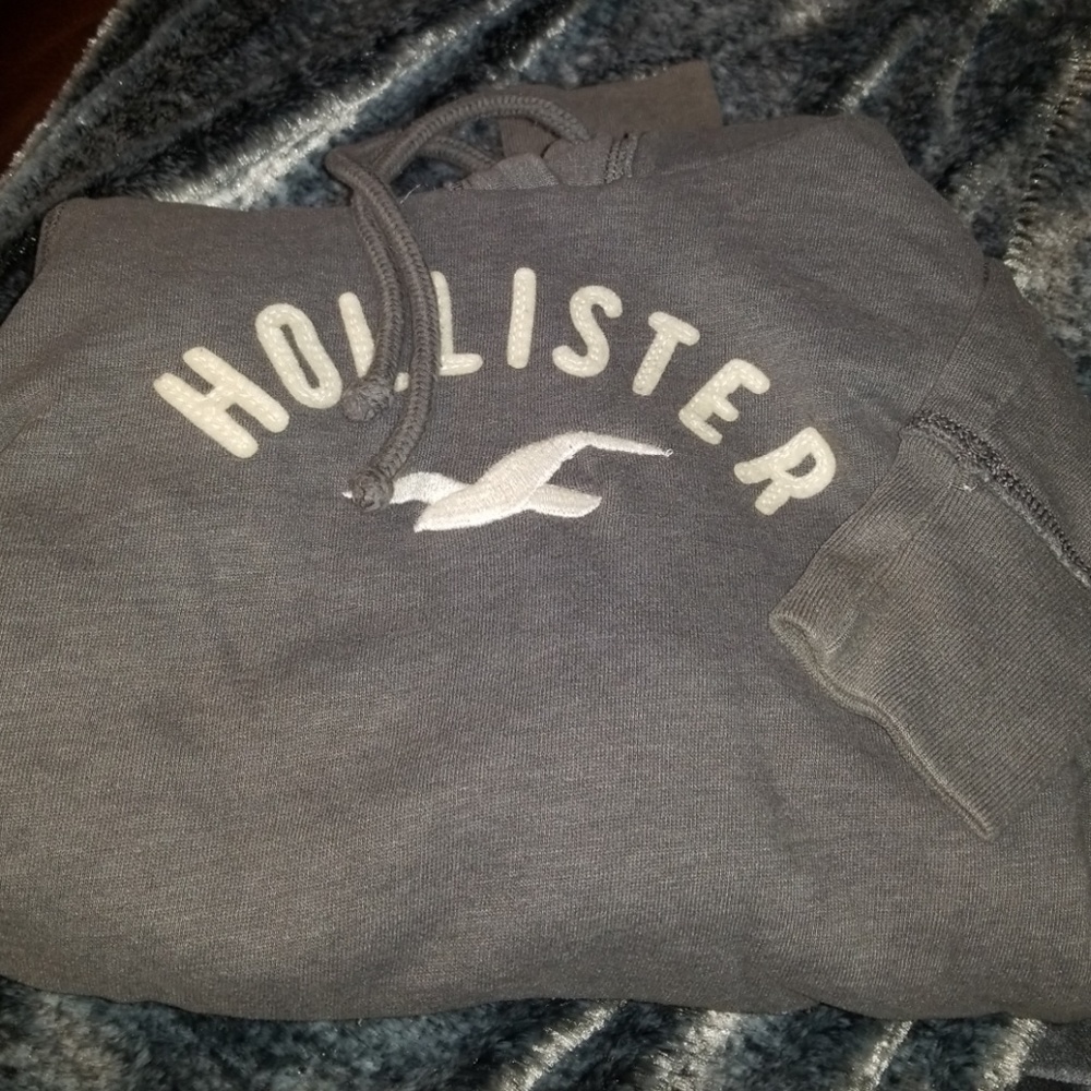 Hollister gray hoodie for girl